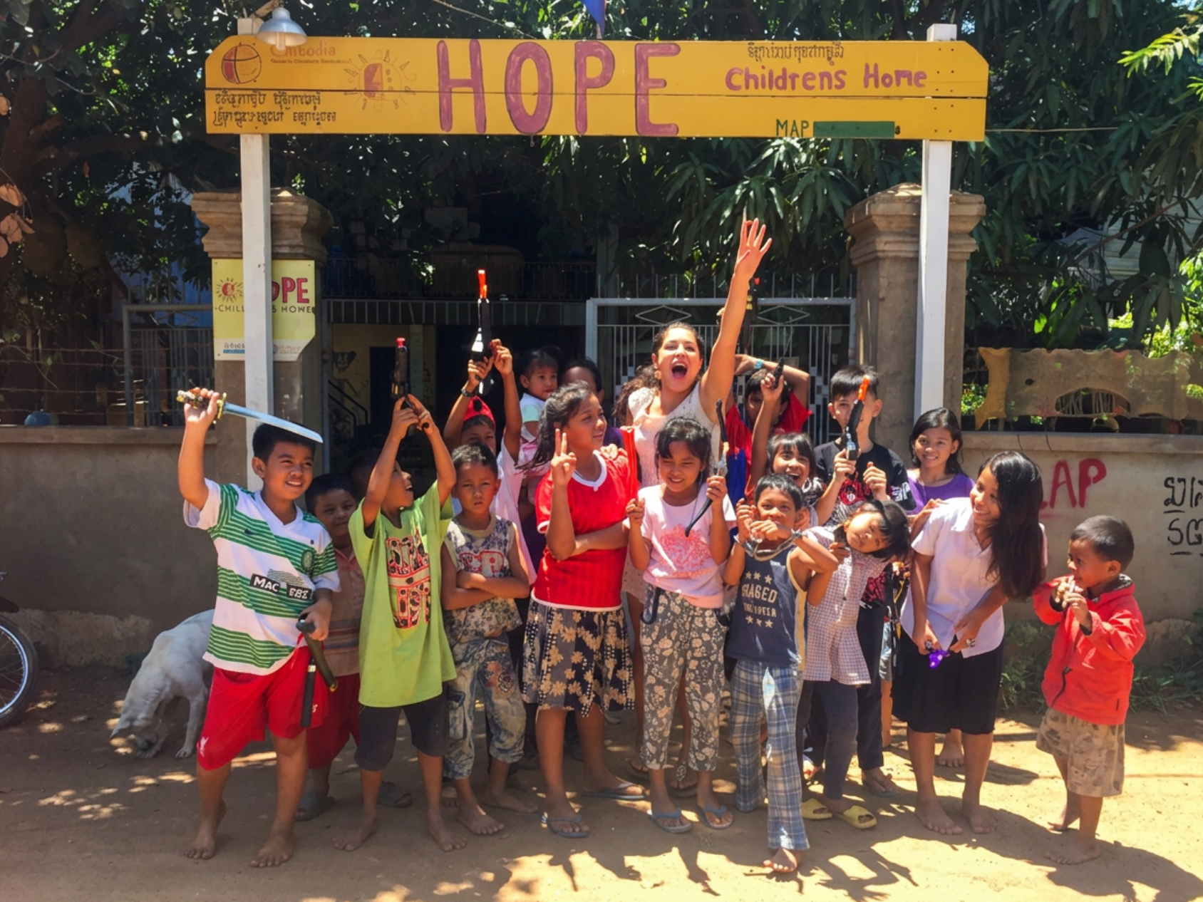 Women and children from communities served by SAYE.ORG